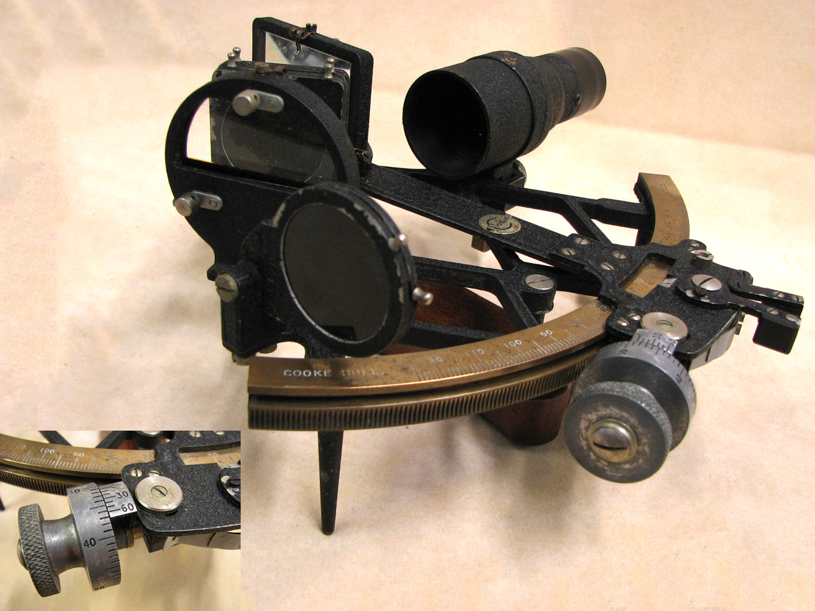 1962 B Cooke & Son Maritime sextant with Star Finder set
